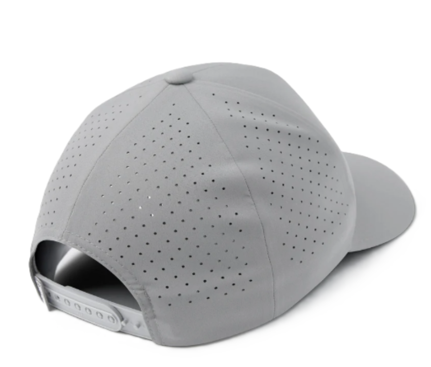 PELAGIC Flexfit Alpha Snapback Hat Light Grey
