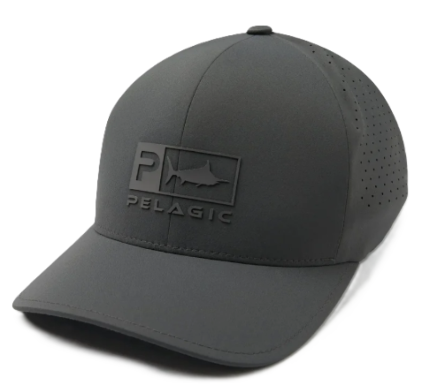 PELAGIC Flexfit Delta Icon Hat Graphite
