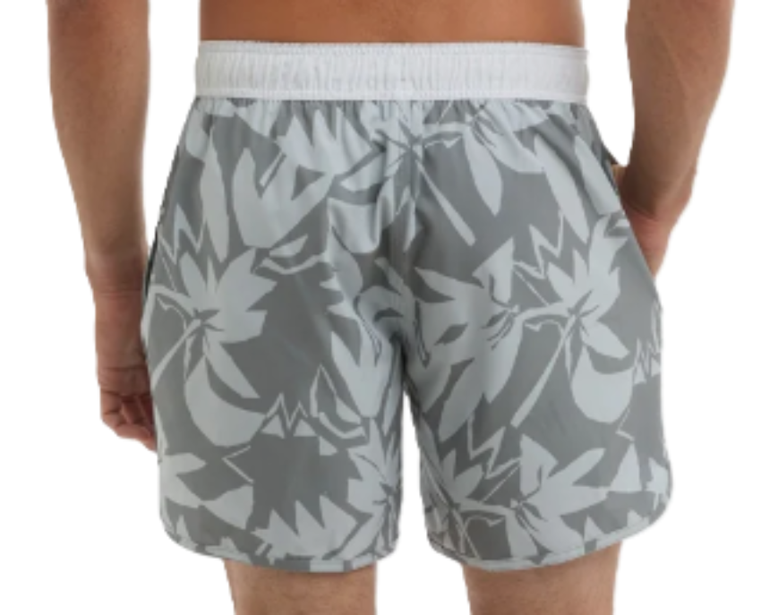 PELAGIC Men's Downswell Elastic Waist Shorts 16" Grey