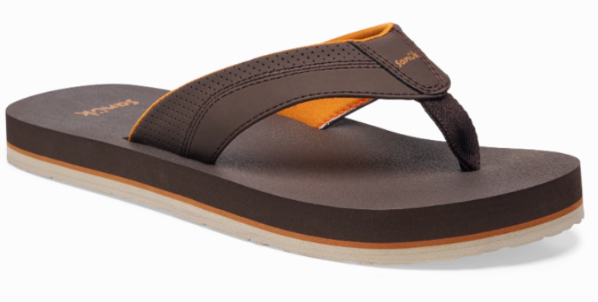 Sanuk Men's Beer Cozy IV Sandal Demitasse
