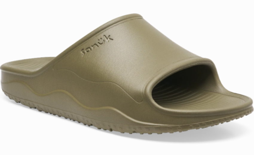 Sanuk Men's Beer Foamie Slide Olive