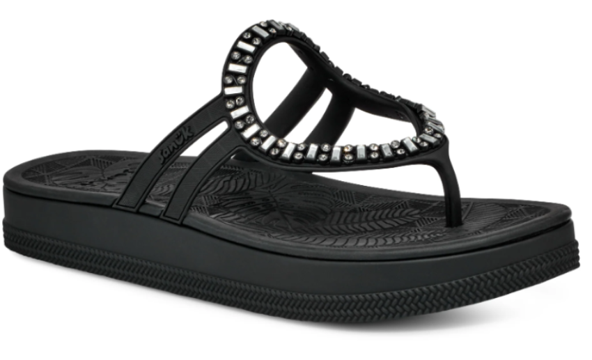 Sanuk Women's Sunshine SI Gem Sandal Black