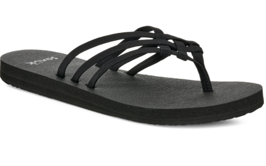 Sanuk Women's Yoga Sandy II Sandal Black