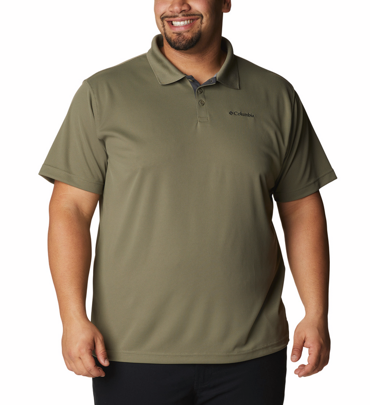COLUMBIA Men's Big & Tall Utilizer Polo Shirt (Stone Green)