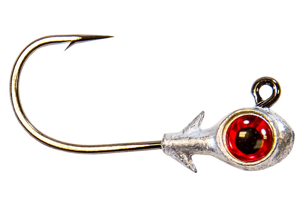 Z-Man Trout Eye Finesse Jigheads 1/8 oz 3PK Red