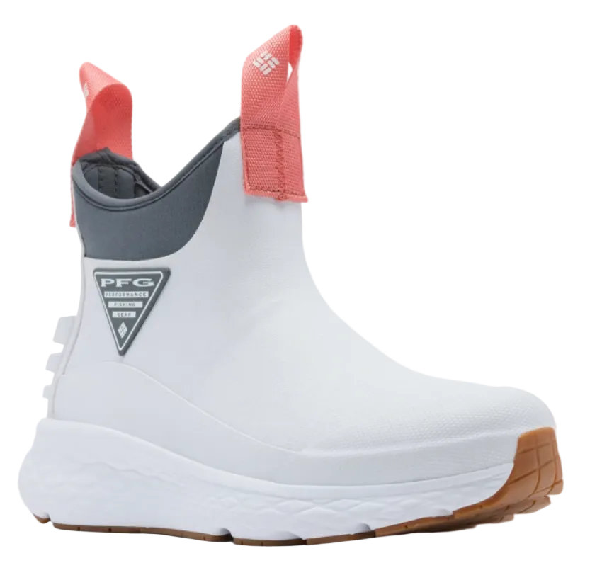 Columbia Women's PFG Dry Tortugas Boot White/Melonade