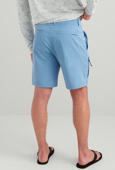 Huk Men's Andros Shorts Blue Shadow