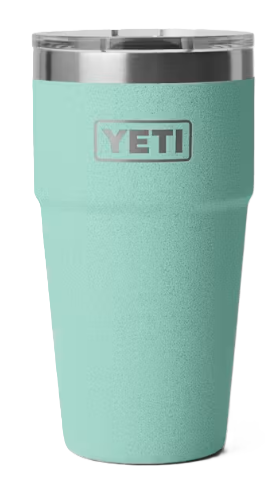 Yeti Rambler 20 oz Stackable Cup with Magslider Lid Sea Stone