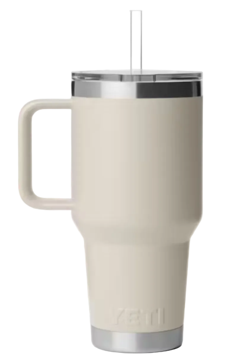 Yeti Rambler 35 oz Straw Mug with Straw Lid Cape Taupe