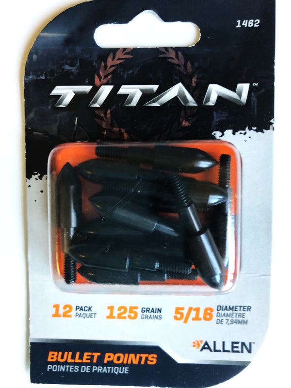 Allen Titan Bullet Points 12pk 125 gr 