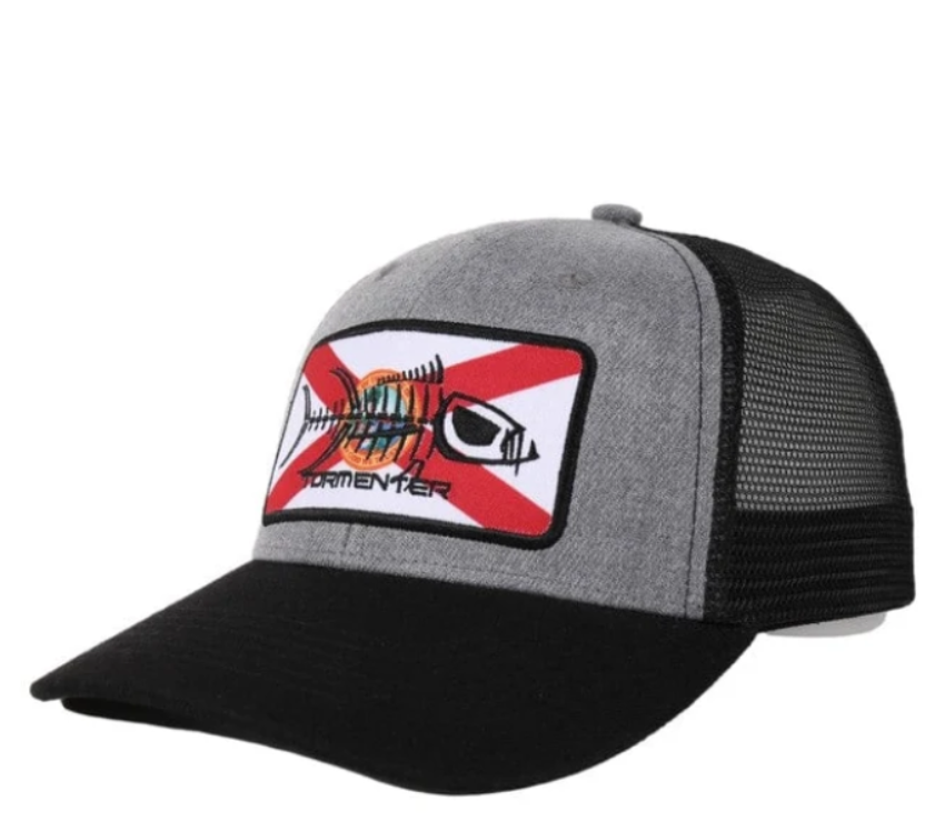Tormenter Ocean Florida Flag Hat Gray
