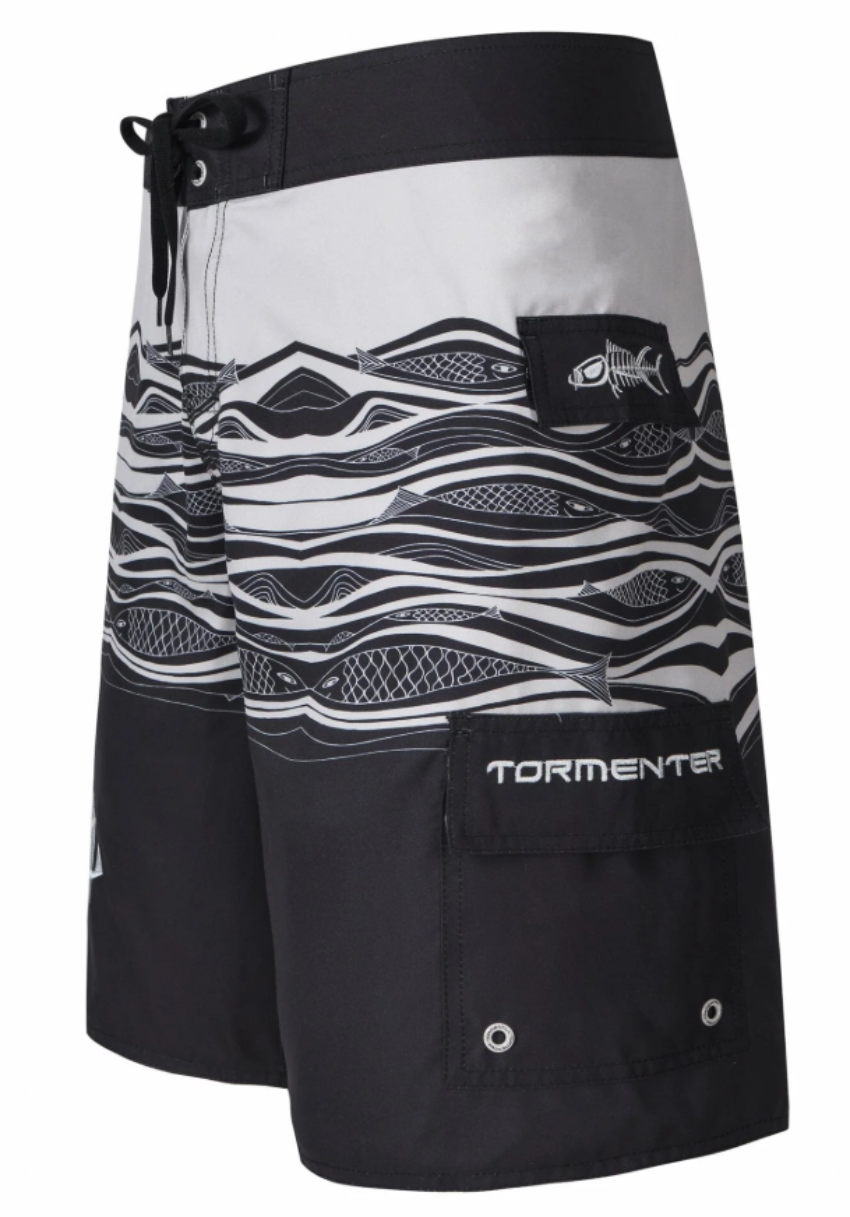Tormenter Ocean Kalakaua Waterman 5 Pocket Board Shorts Black