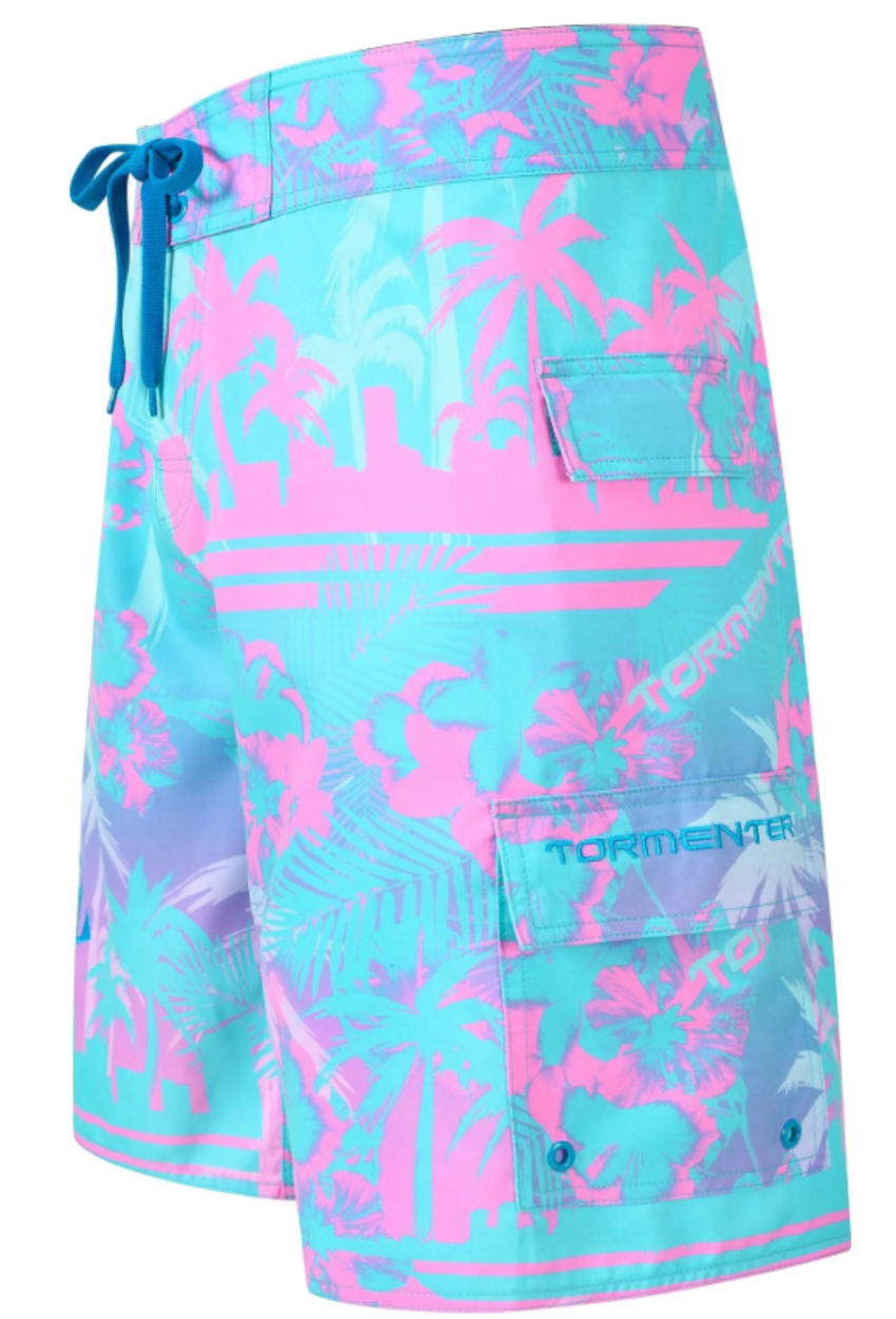 Tormenter Ocean Men's Waterman 5 Pocket Board Shorts Miami Vice