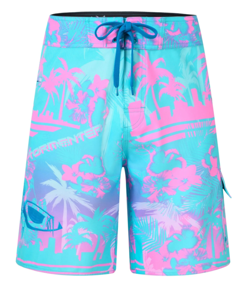 Tormenter Ocean Men's Waterman 5 Pocket Board Shorts Miami Vice