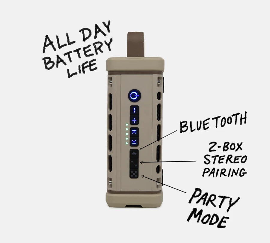 Turtlebox Ranger Bluetooth Speaker Tan