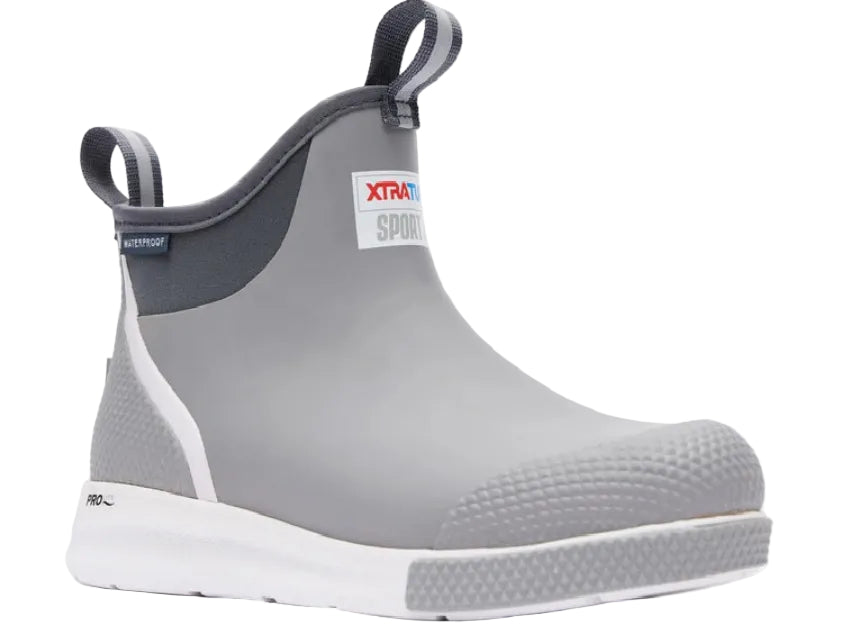 XTRATUF GREY ANKLE DECK BOOT