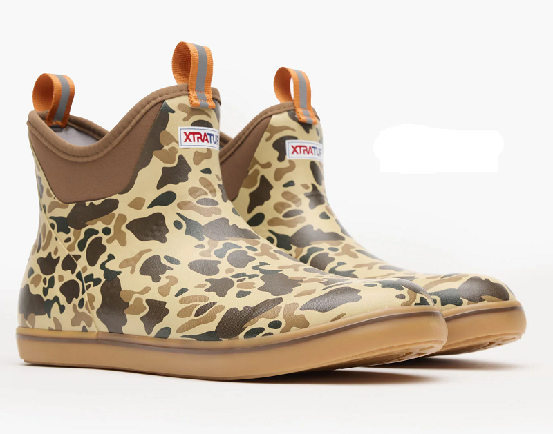 XTRATUF Men's 6" Ankle Deck Boot (Duck Camo)