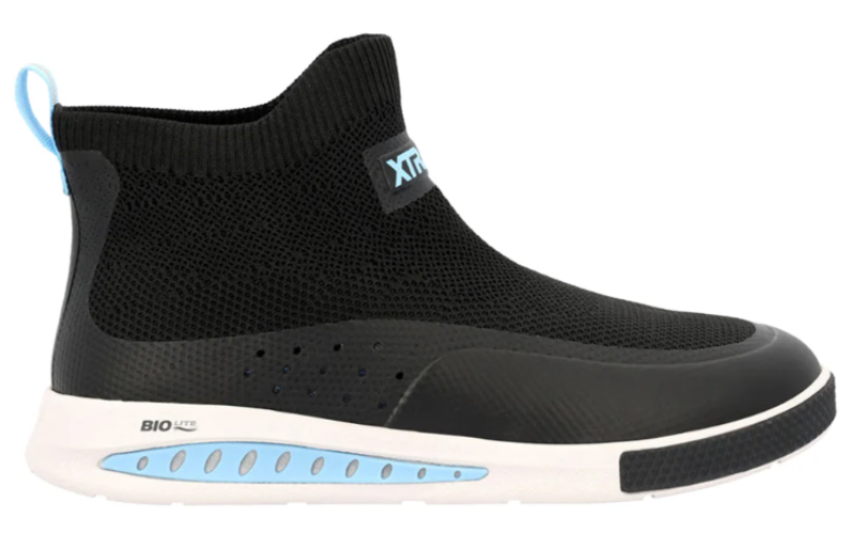 XTRATUF Men's 6" Ankle Deck Boot Sport Drifttech Black