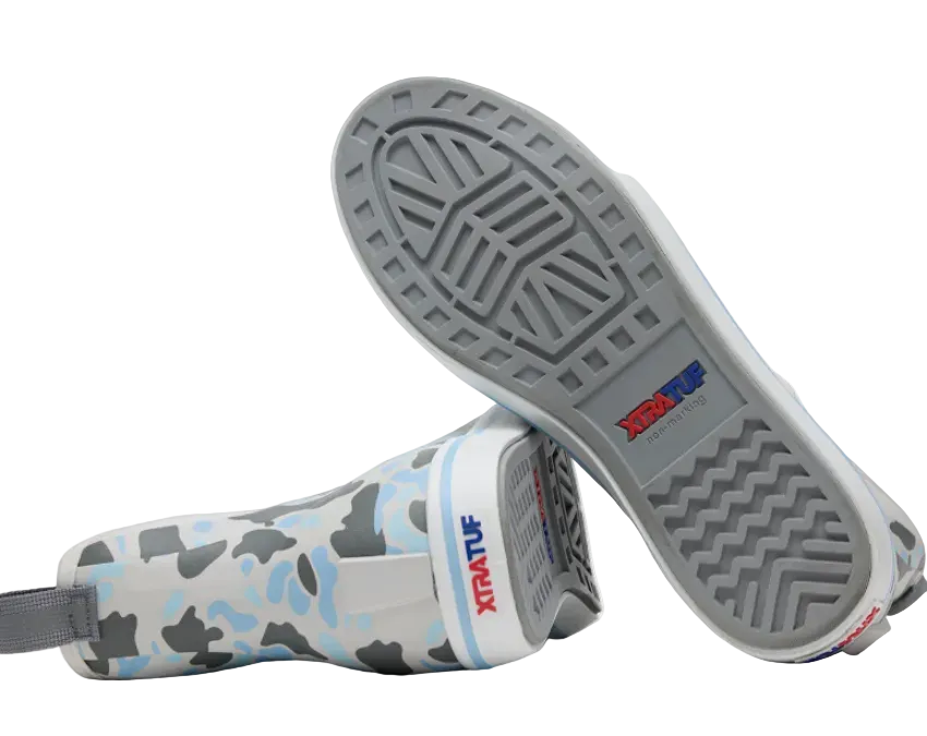 XTRATUF Men's 6" Ankle Deck Boot Duck Camo Ice