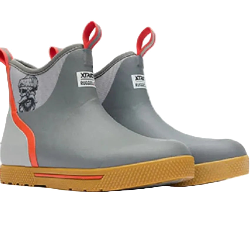 XTRATUF Men's Wheelhouse 6" Ankle Deck Boot (Grey)