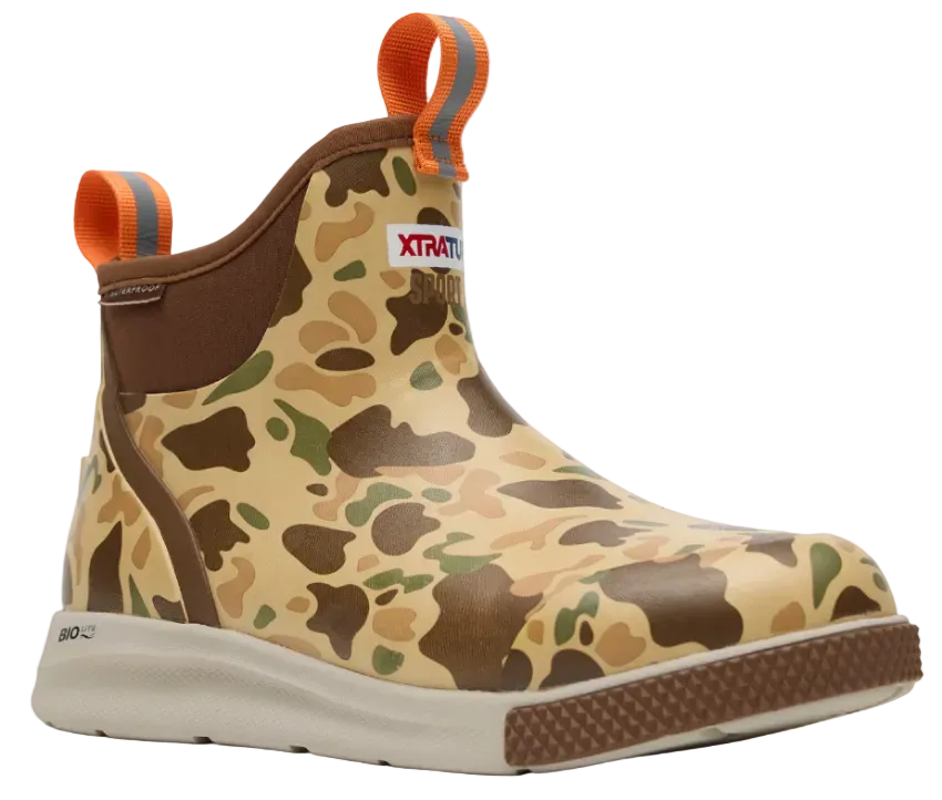 XTRATUF Women's 6" Ankle Deck Boot Sport Camo