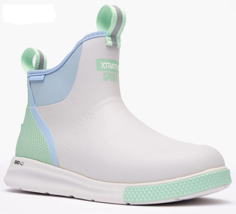 XTRATUF Women's 6" Ankle Deck Boot Sport (Cloud Multi)