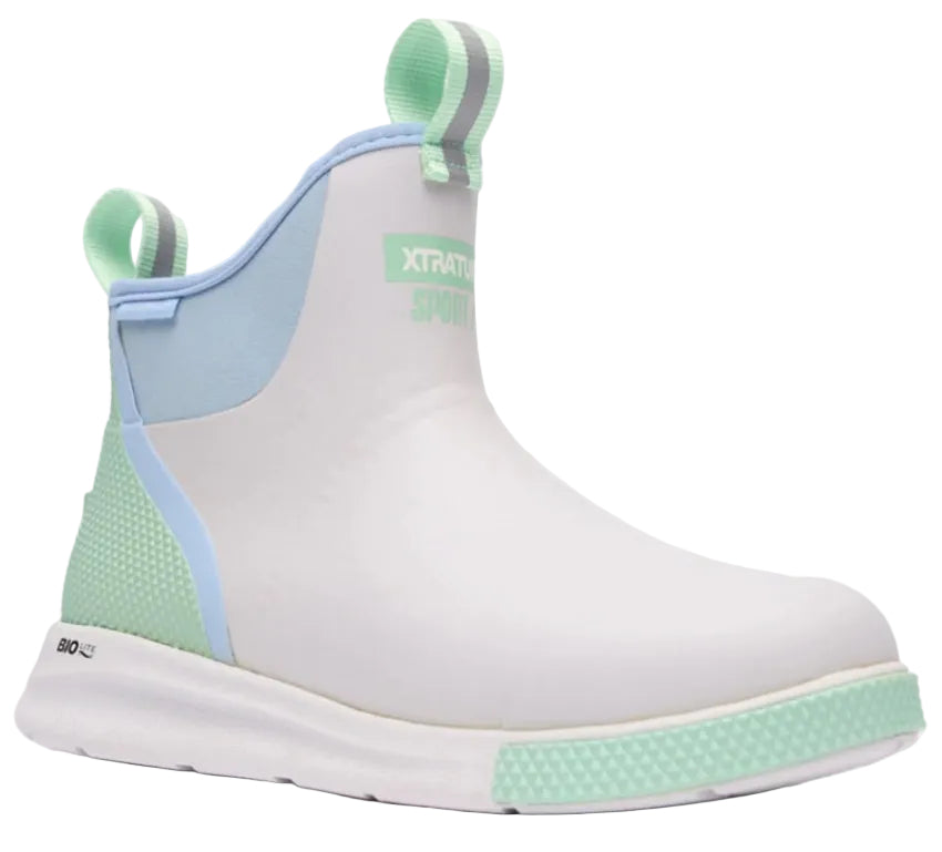 XTRATUF Women's 6" Ankle Deck Boot Sport (Cloud Multi)