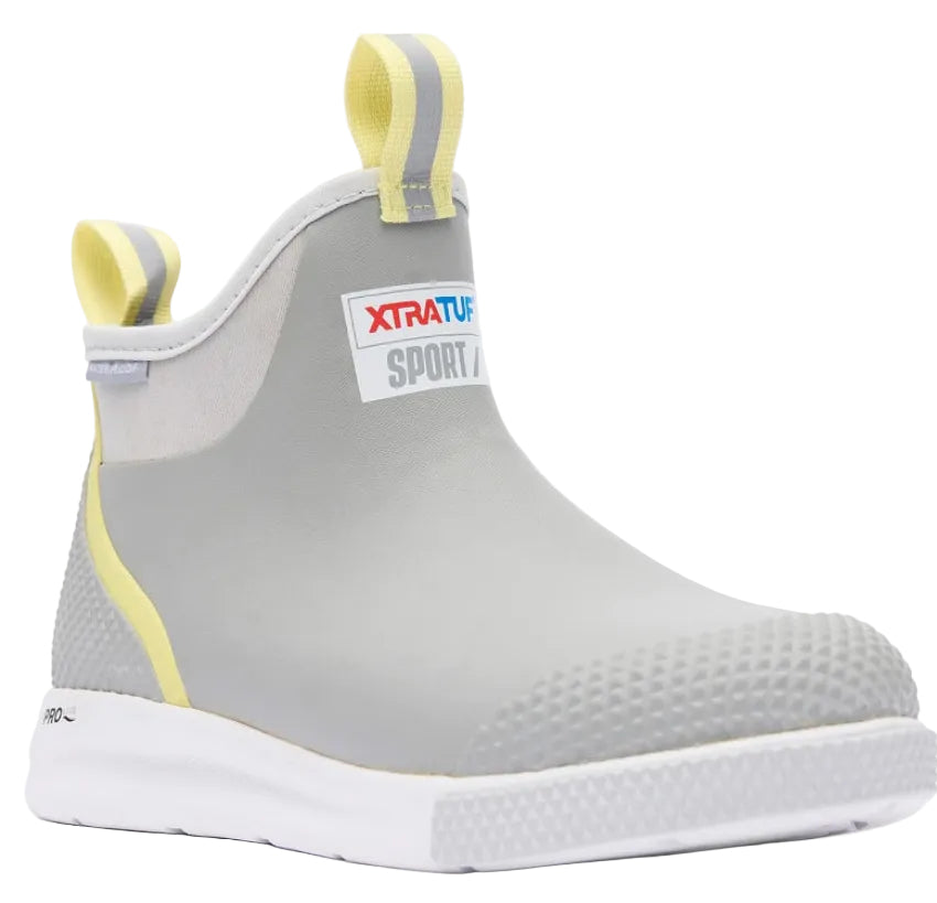 XTRATUF Women's 6" Ankle Deck Boot Sport Grey