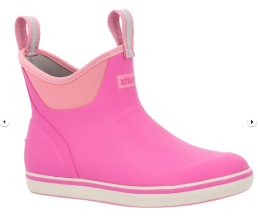 XTRATUF Women's 6" Ankle Deck Boot Rose Violet