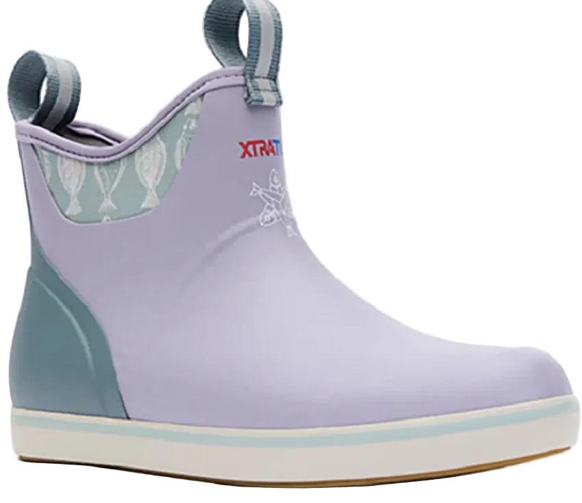 XTRATUF Women's Salmon Sisters 6" Ankle Deck Boot (Lavender)