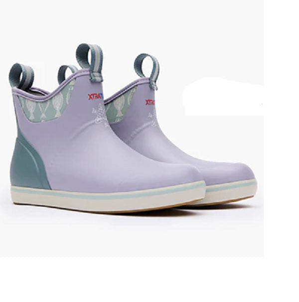 XTRATUF Women's Salmon Sisters 6" Ankle Deck Boot (Lavender)