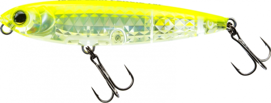 YO-ZURI 3DR-X Pencil Floating 3" Chartreuse Silver