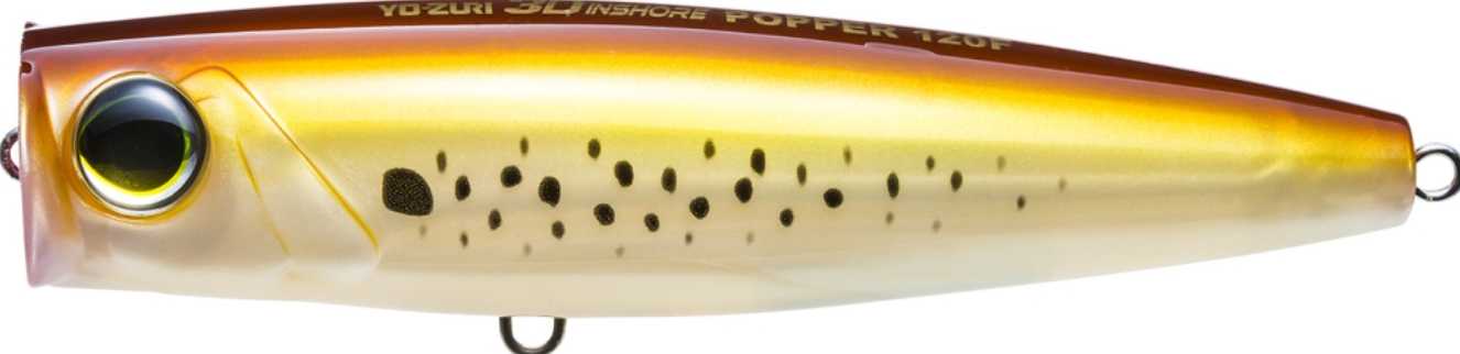 YO-ZURI 3D Inshore Popper 2 3/4" Pearl Bunker