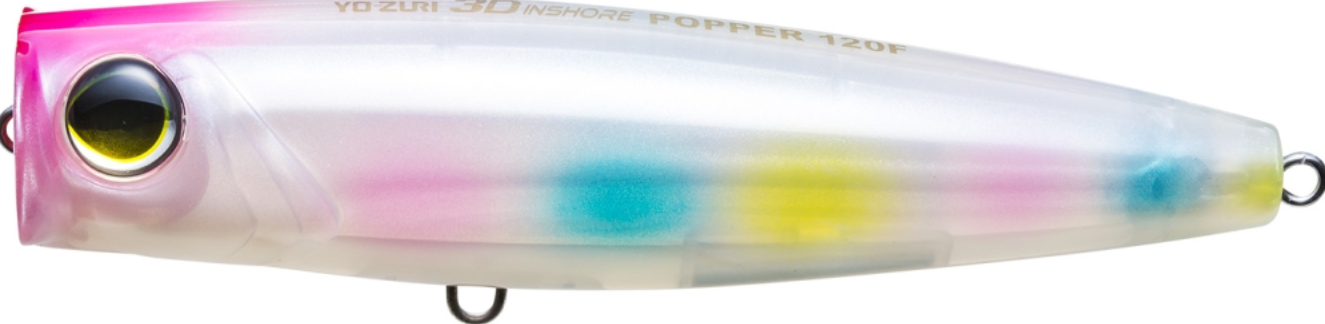 YO-ZURI 3D Inshore Popper 2 3/4" Pearl Candy