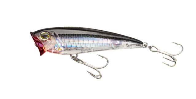 YO-ZURI 3D Inshore Popper 3 1/2" 7/8 oz Silver Black