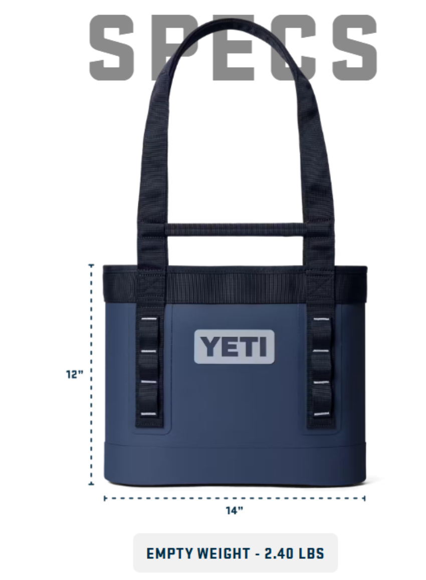 Yeti Camino Zip 12L Carryall Tote Bag Cape Taupe