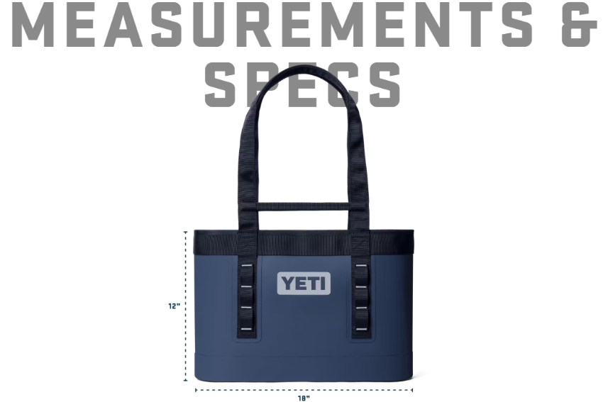 Yeti Camino Zip 18L Carryall Tote Bag Cape Taupe