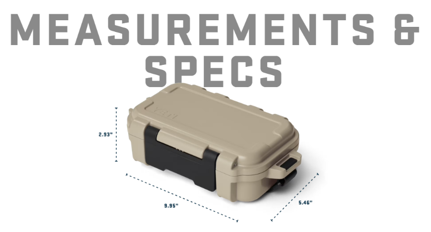 Yeti Loadout GoBox 1 Gear Case Rescue Red