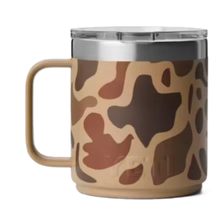 Yeti Rambler 10 oz Stackable Mug Wetlands Camo