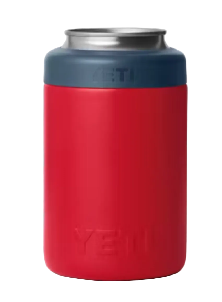 Yeti Rambler 12 oz Colster Can Cooler Red/Navy Badge