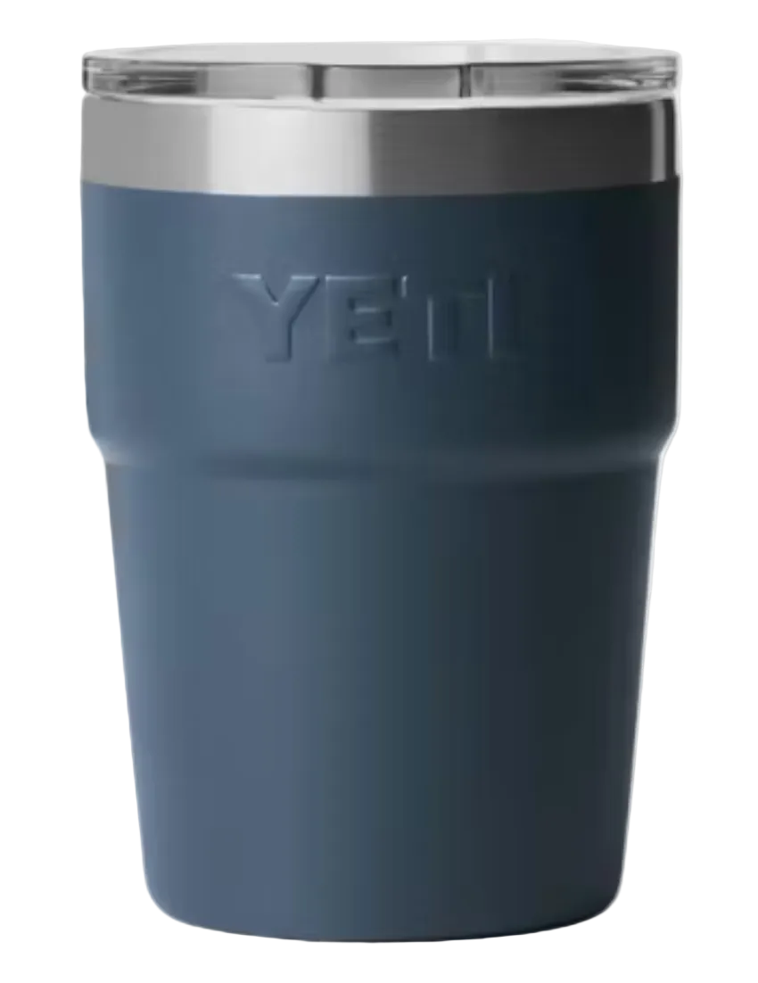 Yeti Rambler 16 oz Stackable Cup with Magslider Lid Navy Badge