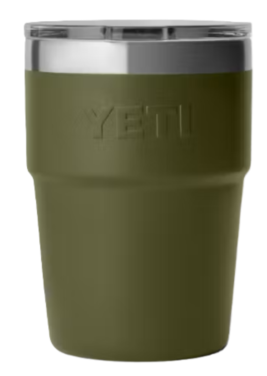 Yeti Rambler 16 oz Stackable Cup with Magslider Lid Olive