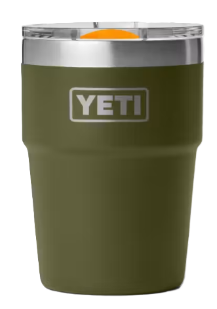Yeti Rambler 16 oz Stackable Cup with Magslider Lid Olive