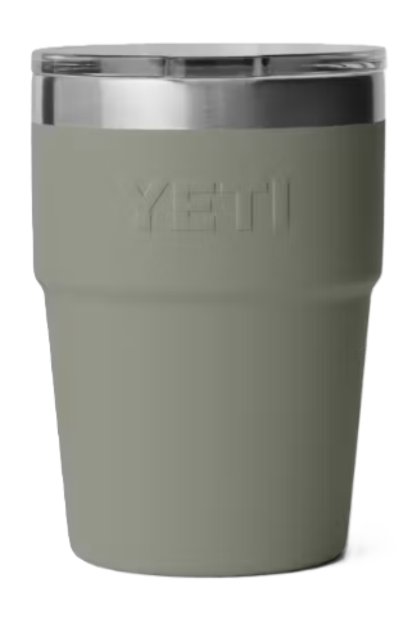Yeti Rambler 16 oz Stackable Cup with Magslider Lid Pampa Green