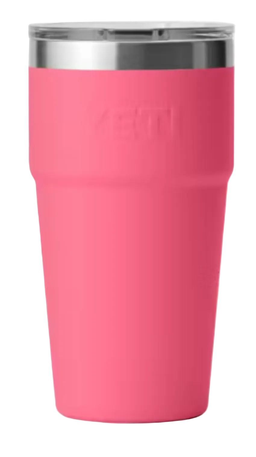Yeti Rambler 20 oz Stackable Cup with MagSlider Lid Tropical Pink