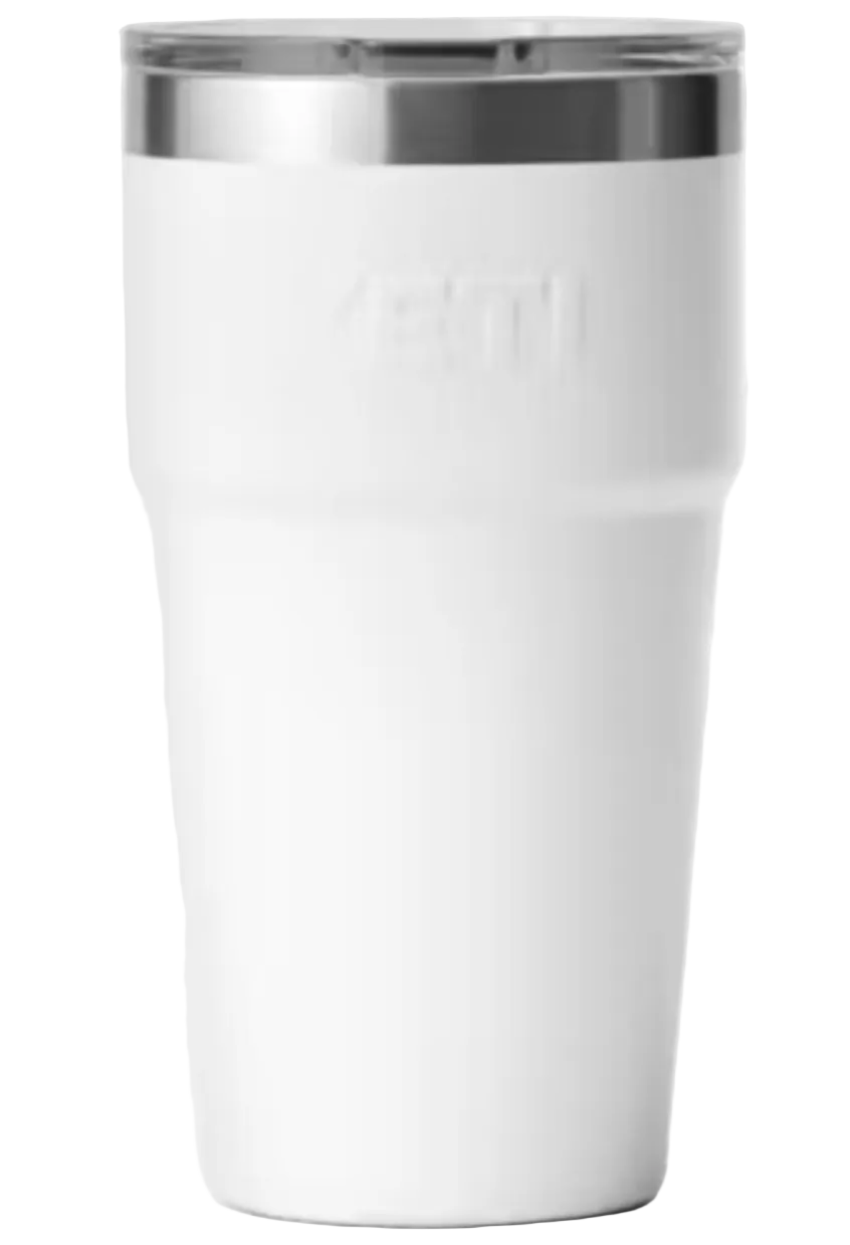 Yeti Rambler 20 oz Stackable Cup with MagSlider Lid White