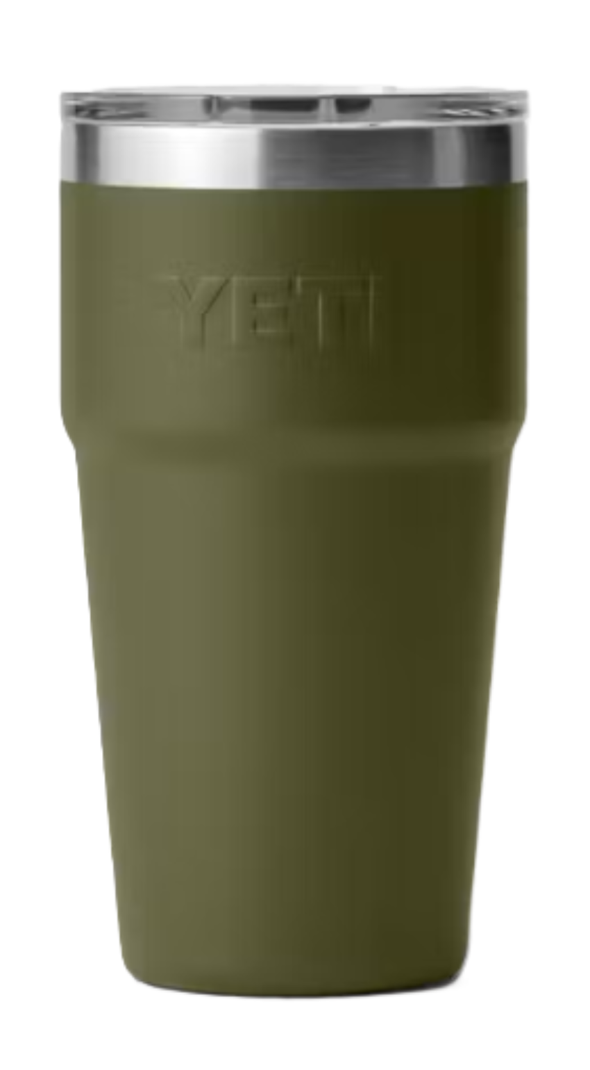 Yeti Rambler 20 oz Stackable Cup with Magslider Lid Olive