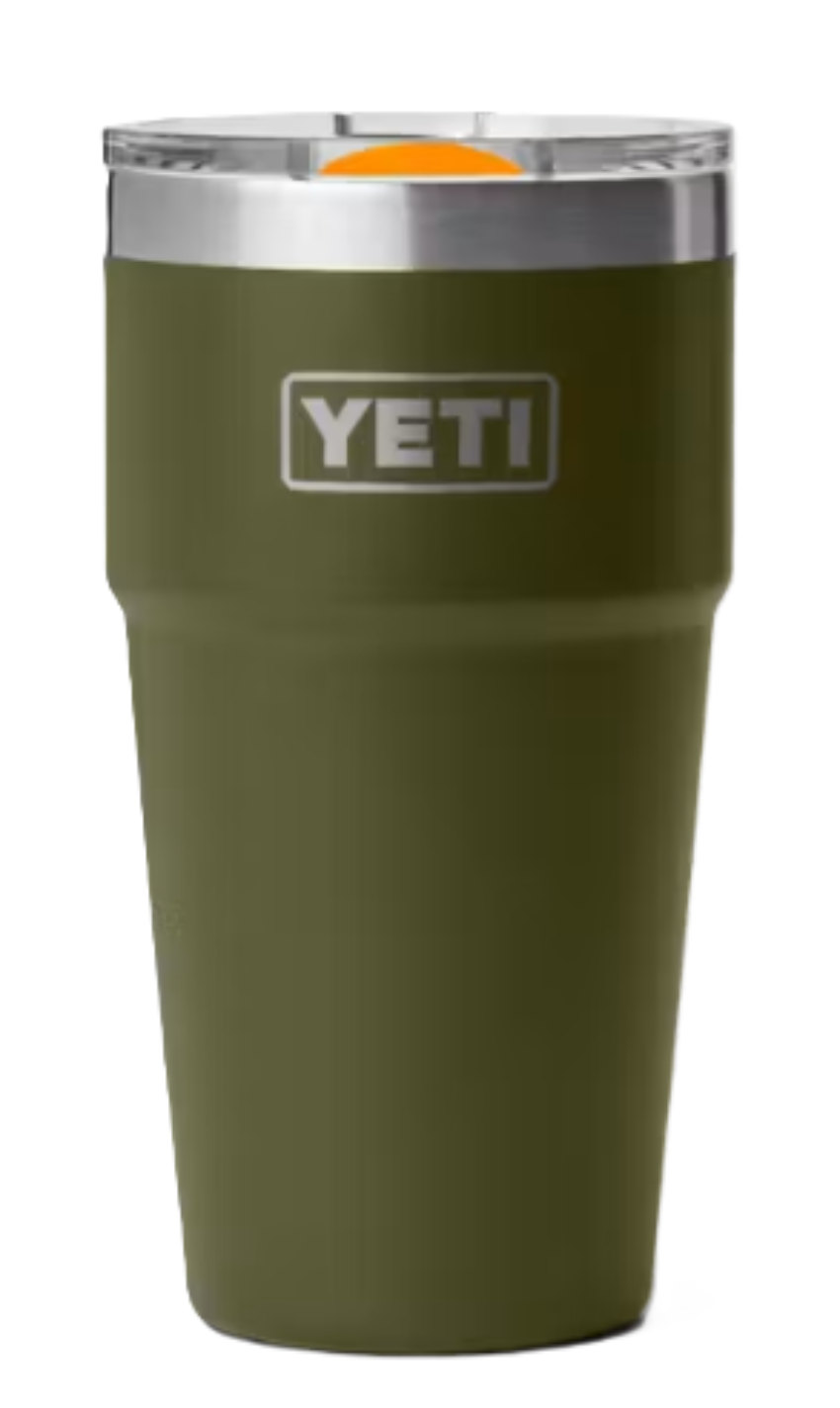 Yeti Rambler 20 oz Stackable Cup with Magslider Lid Olive