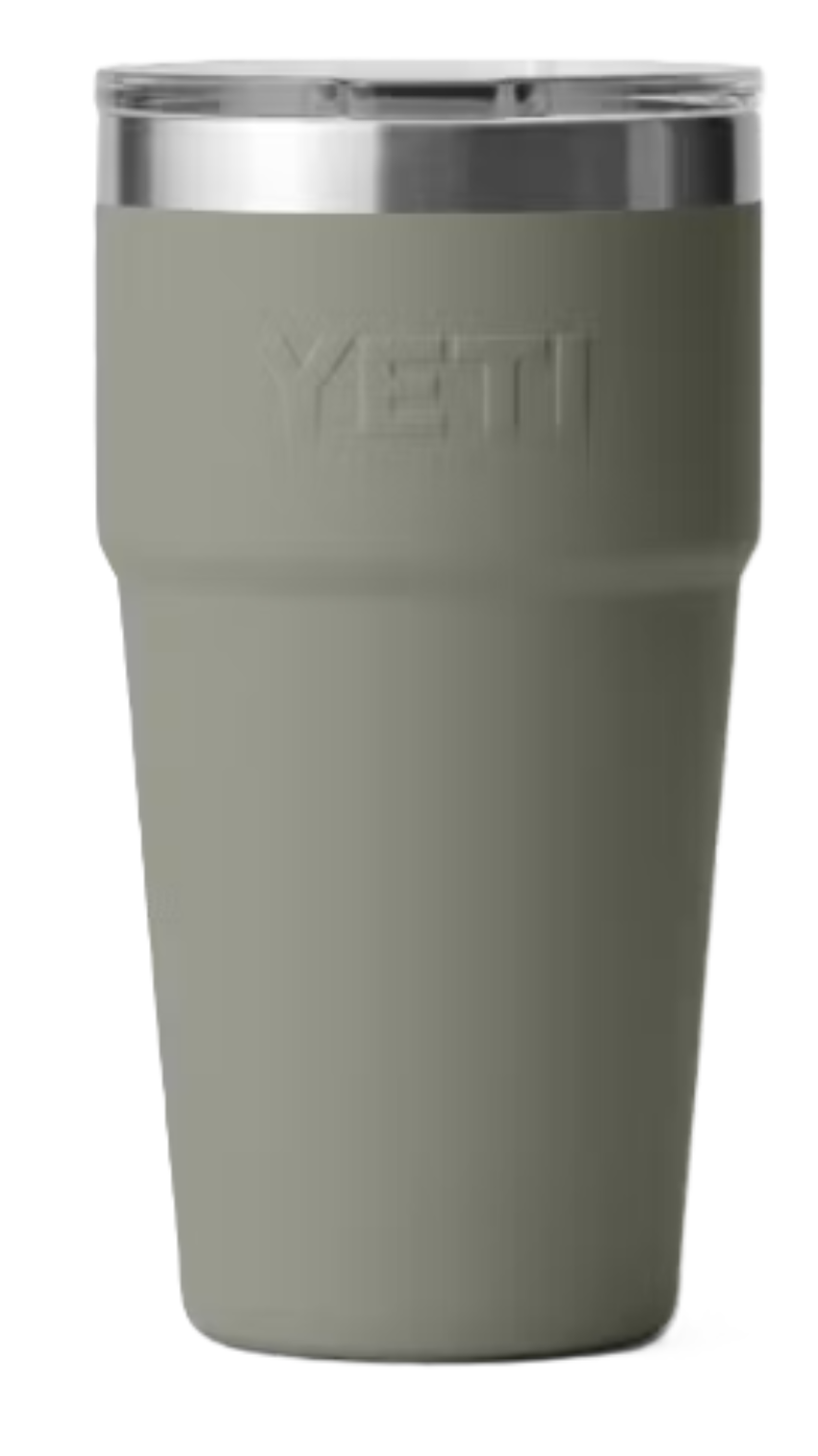 Yeti Rambler 20 oz Stackable Cup with Magslider Lid Pampa Green