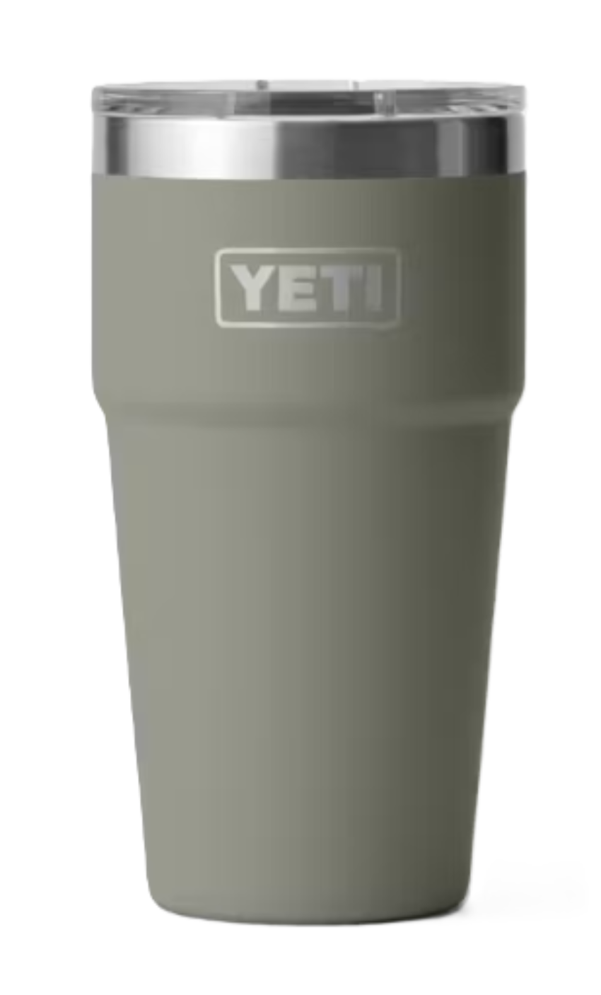 Yeti Rambler 20 oz Stackable Cup with Magslider Lid Pampa Green